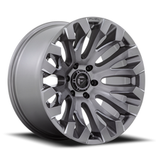Load image into Gallery viewer, Aluminum Wheels 20X9 Quake D830 8 On 180 Platinum Gray 124.2 Bore 1 Offset Fuel Off Road Wheels