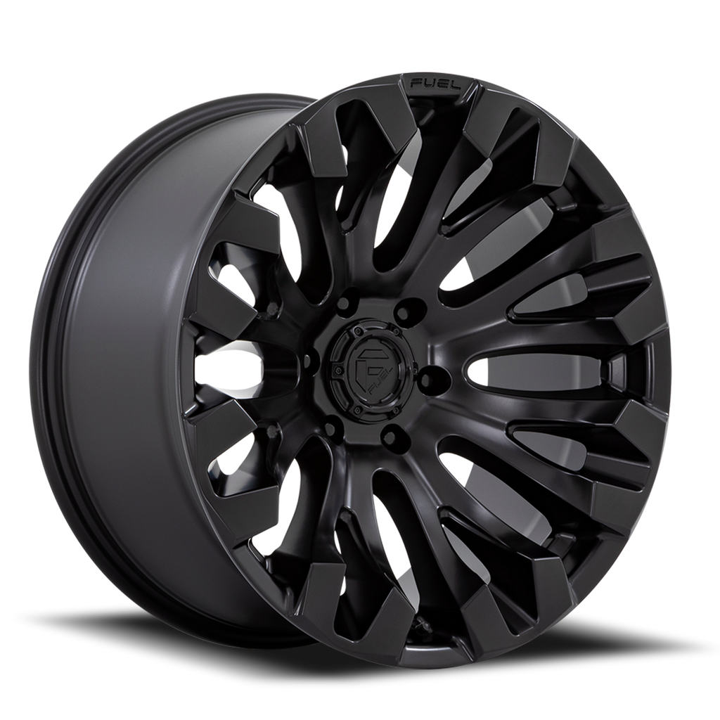 Aluminum Wheels 18X9 Quake D831 6 On 135 Blackout 87.1 Bore 1 Offset Fuel Off Road Wheels