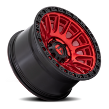 Load image into Gallery viewer, Aluminum Wheels 17X9 Cycle D834 5 On 127 Candy Red/Black Ring 71.5 Bore 1 Offset Fuel Off Road Wheels