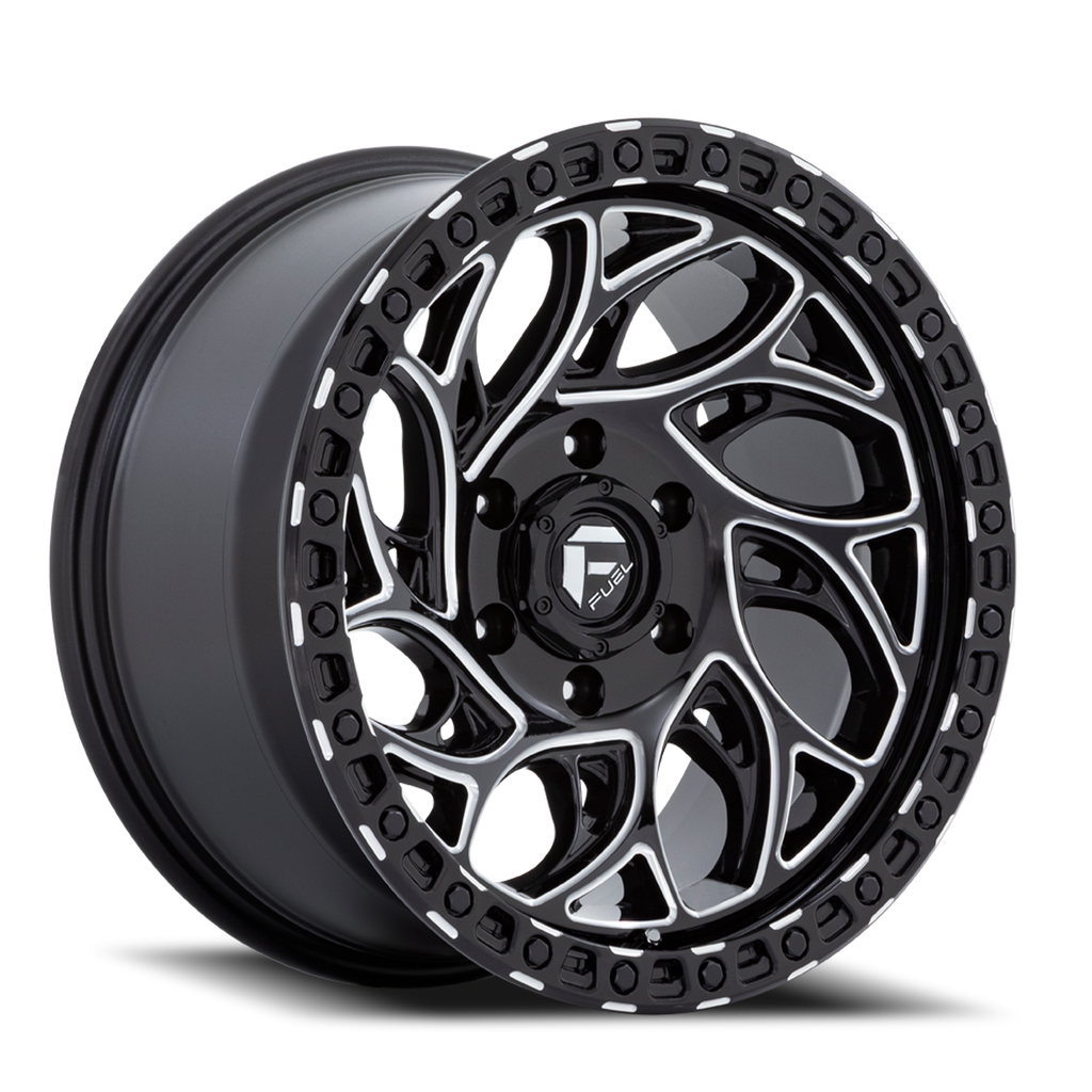 Aluminum Wheels 20X9 Runner OR D840 5 On 127 Gloss Black Milled 71.5 Bore 20 Offset Fuel Off Road Wheels