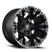 Load image into Gallery viewer, Aluminum Wheels 20X9 Vapor D851 6 On 135/6 On 139.7 Matte Black Gray Tint 106.1 Bore 2 Offset Fuel Off Road Wheels