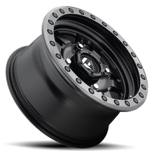 Load image into Gallery viewer, Aluminum Wheels 14X7 Anza UTV D917 4 On 136 Matte Black Beadlock 110.2 Bore 38 Offset 5 Spoke Fuel Off Road Wheels