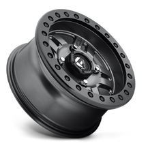 Load image into Gallery viewer, Aluminum Wheels 15X7 Anza UTV D918 4 On 136 Matt Anthracite Gray Beadlock 110.2 Bore 38 Offset 5 Spoke Fuel Off Road Wheels
