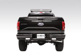 Fab Fours FF15-T3250-1 Black Steel Ranch Rear Bumper; 2 Stage Black Powder Coated;