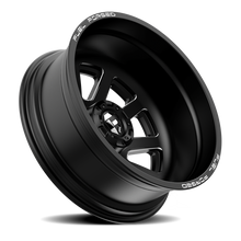 Load image into Gallery viewer, Dually Wheels 24X8.25 FF09D Dually DE09 BK 8 On 200 Matte Black Milled 142.2 Bore -200 Offset Outer Dually Fuel Off Road Wheels