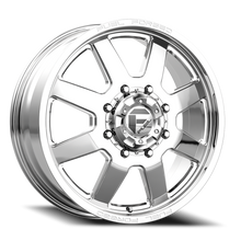 Load image into Gallery viewer, Dually Wheels 20X8.25 FF09D Dually DE09 PO 8 On 200 Polished 142.2 Bore 105 Offset Front Dually Fuel Off Road Wheels