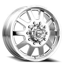 Load image into Gallery viewer, Dually Wheels 20X8.25 FF09D Dually DE09 PO 10 On 225 Polished 170.1 Bore 105 Offset Front Dually Fuel Off Road Wheels
