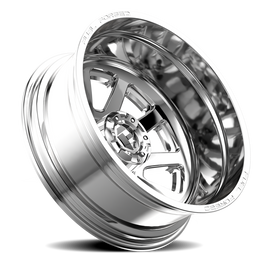 Dually Wheels 20X8.25 FF09D Dually DE09 PO 10 On 225 Polished 170.1 Bore -202 Offset Outer Dually Fuel Off Road Wheels