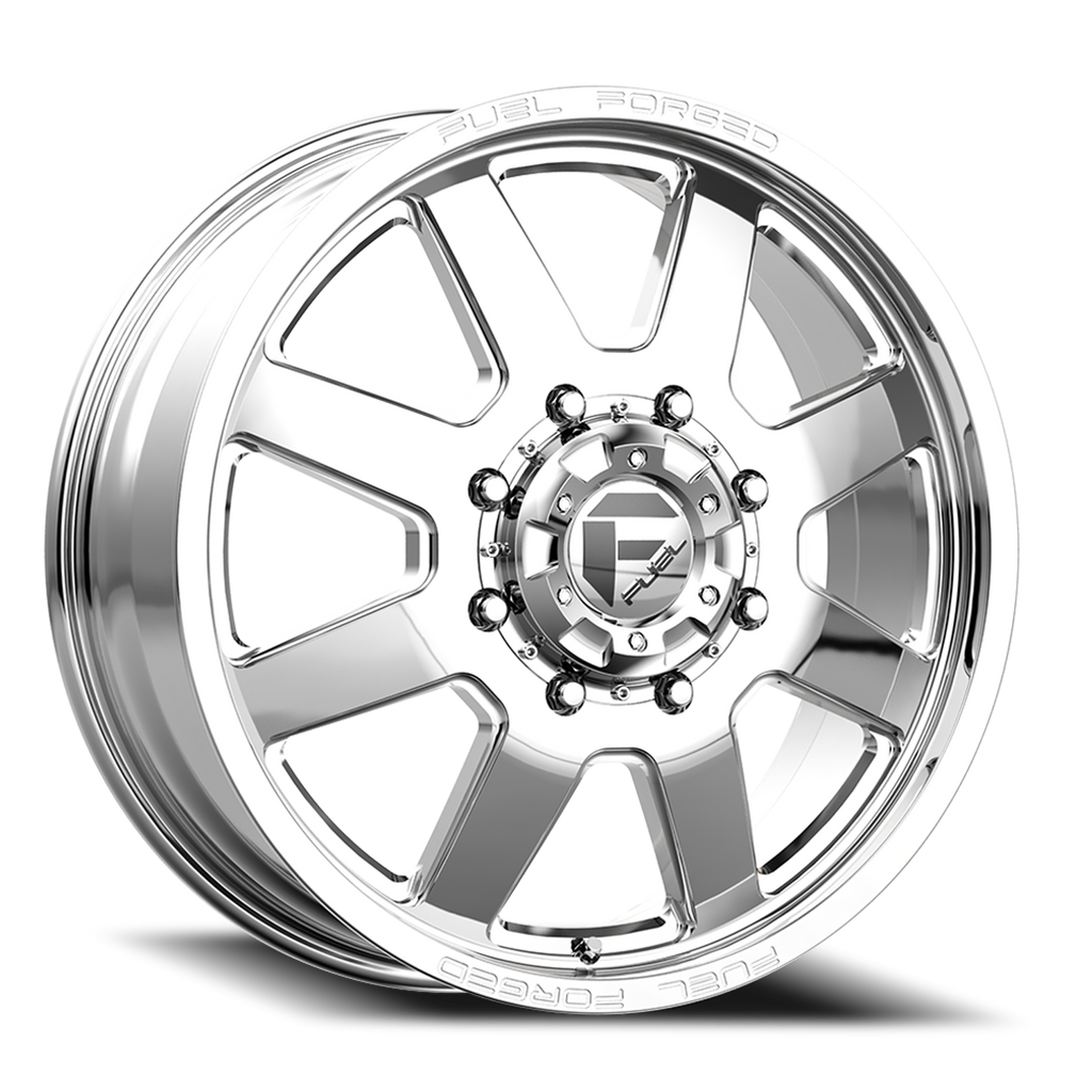 Dually Wheels 22X8.5 FF09D Dually DE09 PO 8 On 200 Polished 142.2 Bore 105 Offset Front Dually Fuel Off Road Wheels
