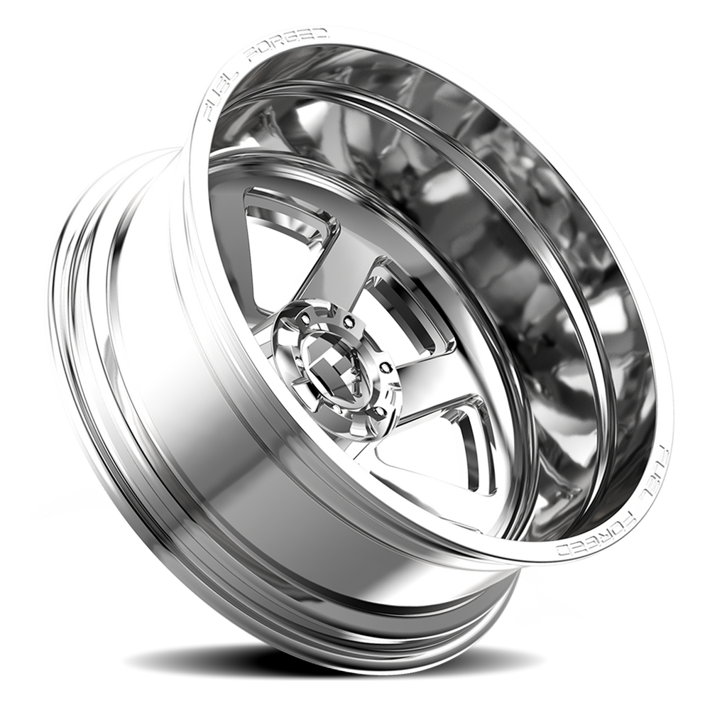 Dually Wheels 22X8.5 FF09D Dually DE09 PO 8 On 200 Polished 142.2 Bore -202 Offset Outer Dually Fuel Off Road Wheels
