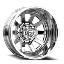 Load image into Gallery viewer, Dually Wheels 22X8.5 FF09D Dually DE09 PO 10 On 225 Polished 170.1 Bore -202 Offset Outer Dually Fuel Off Road Wheels