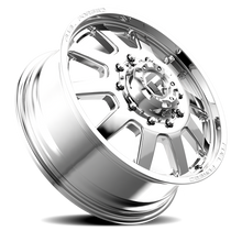 Load image into Gallery viewer, Dually Wheels 22X8.5 FF09D Dually DE09 PO 10 On 225 Polished 170.1 Bore 105 Offset Front Dually Fuel Off Road Wheels