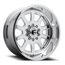 Load image into Gallery viewer, Dually Wheels 24X12 FF09D Dually DE09 Super Single PO 8 On 165.1 Polished 121.5 Bore -50 Offset Front Dually Fuel Off Road Wheels