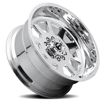 Load image into Gallery viewer, Dually Wheels 24X12 FF09D Dually DE09 Super Single PO 8 On 165.1 Polished 121.5 Bore -50 Offset Front Dually Fuel Off Road Wheels