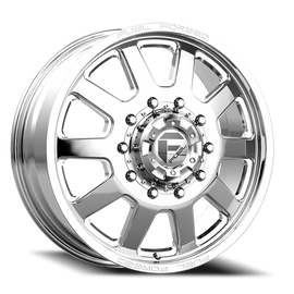 Dually Wheels 24X8.25 FF09D Dually DE09 PO 10 On 225 Polished 170.1 Bore 105 Offset Front Dually Fuel Off Road Wheels
