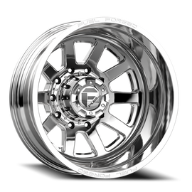 Dually Wheels 24X8.25 FF09D Dually DE09 PO 10 On 225 Polished 170.1 Bore -225 Offset Outer Dually Fuel Off Road Wheels
