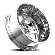 Load image into Gallery viewer, Dually Wheels 24X8.25 FF09D Dually DE09 PO 10 On 225 Polished 170.1 Bore -225 Offset Outer Dually Fuel Off Road Wheels