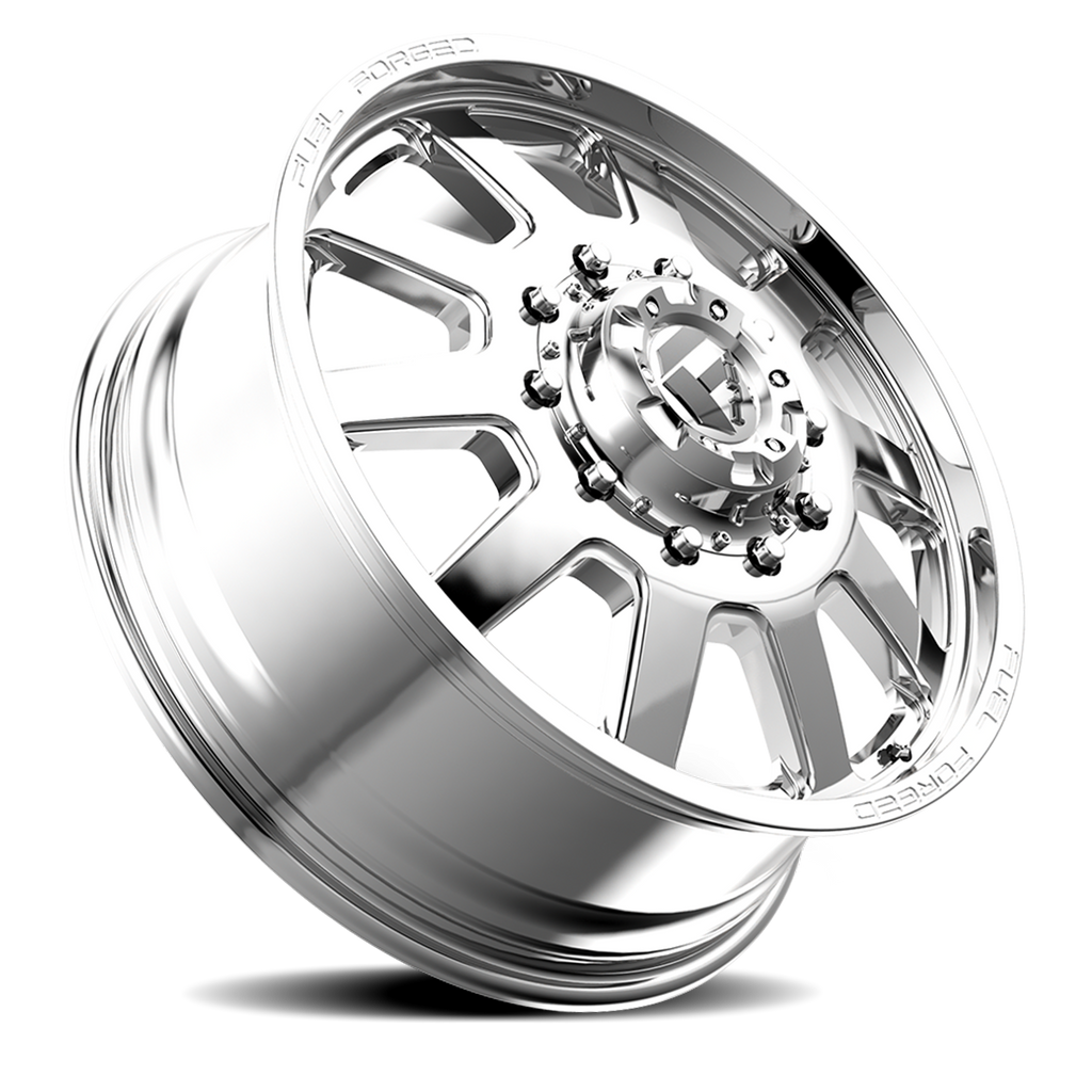 Dually Wheels 24X8.25 FF09D Dually DE09 PO 10 On 225 Polished 170.1 Bore 105 Offset Front Dually Fuel Off Road Wheels