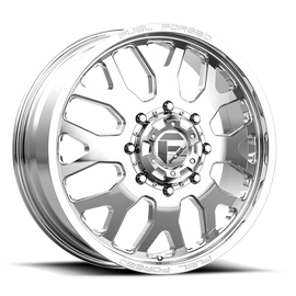 Dually Wheels 20X8.25 FF19D Dually DE19 PO 10 On 225 Polished 170.1 Bore 105 Offset Front Dually Fuel Off Road Wheels