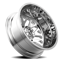 Load image into Gallery viewer, Dually Wheels 22X8.5 FF19D Dually DE19 PO 8 On 200 Polished 142.2 Bore -202 Offset Outer Dually Fuel Off Road Wheels