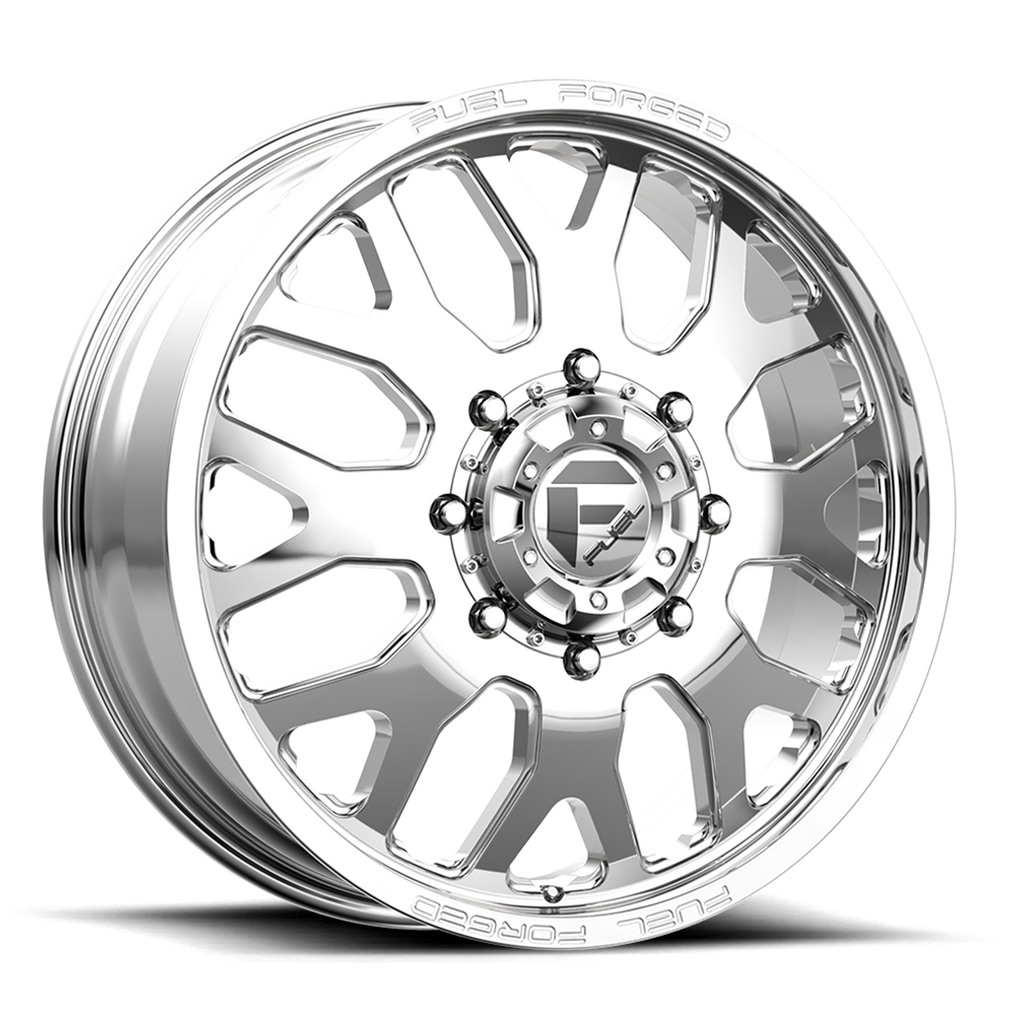 Dually Wheels 24X8.25 FF19D Dually DE19 PO 10 On 225 Polished 170.1 Bore 105 Offset Front Dually Fuel Off Road Wheels