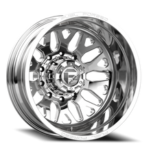 Load image into Gallery viewer, Dually Wheels 24X8.25 FF19D Dually DE19 PO 10 On 225 Polished 170.1 Bore -200 Offset Outer Dually Fuel Off Road Wheels