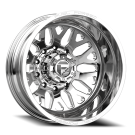 Dually Wheels 24X8.25 FF19D Dually DE19 PO 10 On 225 Polished 170.1 Bore -225 Offset Outer Dually Fuel Off Road Wheels