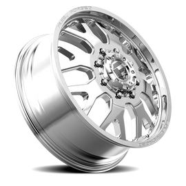 Dually Wheels 24X8.25 FF19D Dually DE19 PO 10 On 225 Polished 170.1 Bore 105 Offset Front Dually Fuel Off Road Wheels