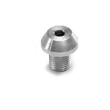 Lokar DK-007 Dash Knob Bezel; 7/16 in.-20 Size; Male; Hi-Tech Style; Brushed;