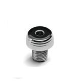 Lokar DK-012P Dash Knob Bezel; 7/16 in.-20 Size; Male; Lucille Style; Polished;