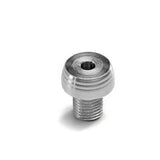 Lokar DK-012 Dash Knob Bezel; 7/16 in.-20 Size; Male; Lucille Style; Brushed;