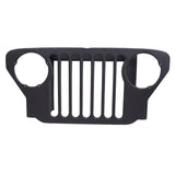 Omix DMC-673149 Grille; Black Powder Coat;