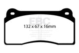 EBC Brakes DP51110NDX Bluestuff NDX Full Race Brake Pads