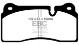 EBC Brakes DP51127NDX Bluestuff NDX Full Race Brake Pads