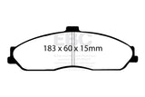 EBC Brakes UD731 Ultimax OEM Replacement Brake Pads