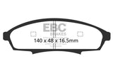 EBC Brakes UD376 Ultimax OEM Replacement Brake Pads