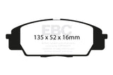 EBC Brakes UD829 Ultimax OEM Replacement Brake Pads