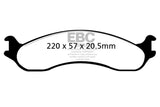 EBC Brakes UD655 Ultimax OEM Replacement Brake Pads