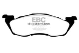 EBC Brakes UD593 Ultimax OEM Replacement Brake Pads