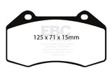 EBC Brakes DP51539NDX Bluestuff NDX Full Race Brake Pads
