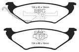 EBC Brakes UD544 Ultimax OEM Replacement Brake Pads;