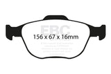 EBC Brakes UD970 Ultimax OEM Replacement Brake Pads