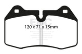 EBC Brakes UD960 Ultimax OEM Replacement Brake Pads
