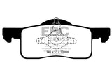 EBC Brakes UD935 Ultimax OEM Replacement Brake Pads;