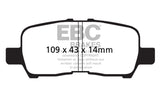 EBC Brakes UD999 Ultimax OEM Replacement Brake Pads;
