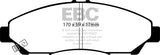 EBC Brakes UD1378 Ultimax OEM Replacement Brake Pads