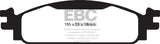 EBC Brakes UD1376 Ultimax OEM Replacement Brake Pads