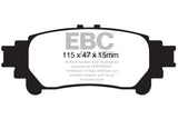 EBC Brakes UD1391 Ultimax OEM Replacement Brake Pads