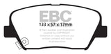 EBC Brakes UD1815 Ultimax OEM Replacement Brake Pads