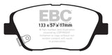 EBC Brakes DP51864NDX Bluestuff NDX Full Race Brake Pads